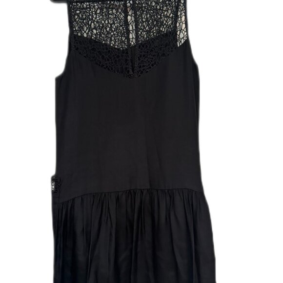 Women’s Rag & Bone Black Silk Dress Size 6 - Picture 3 of 9